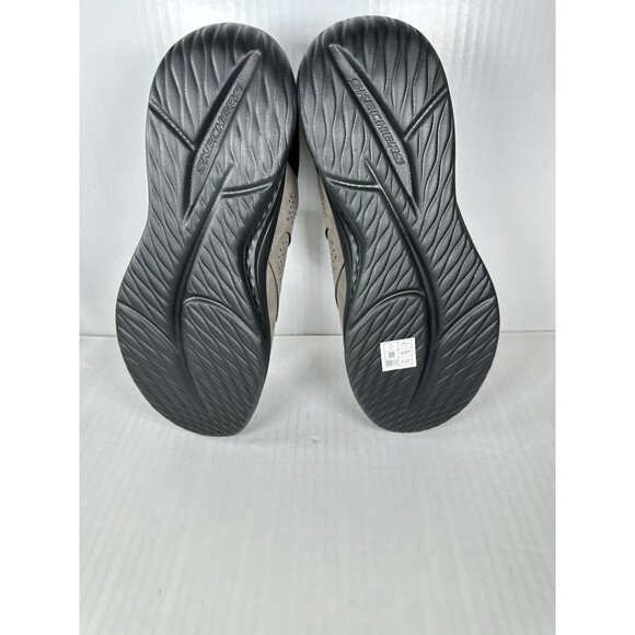 Size 9.5 Skechers Men's Slip-Ins Gray Cement Black Relaxed Fit Slade-Macklin NEW - Picture 8 of 9